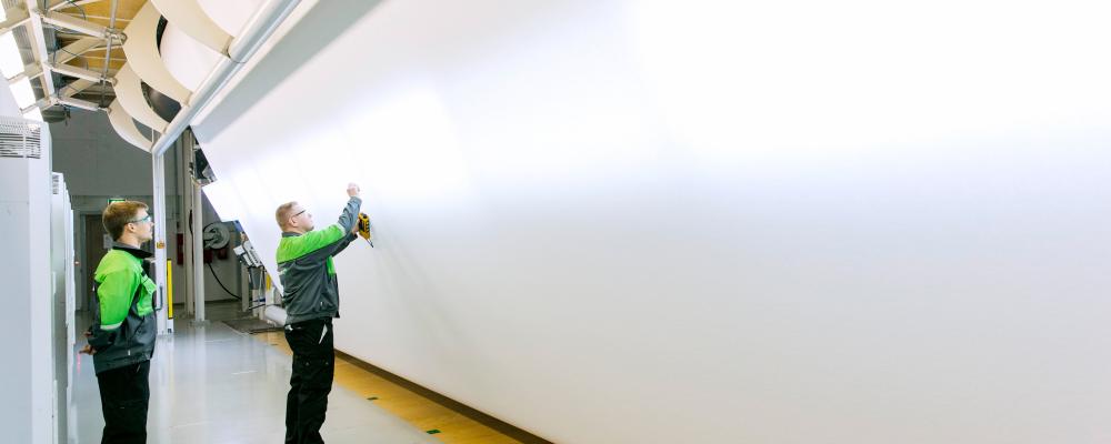 Press felt inspections. Photo: Valmet