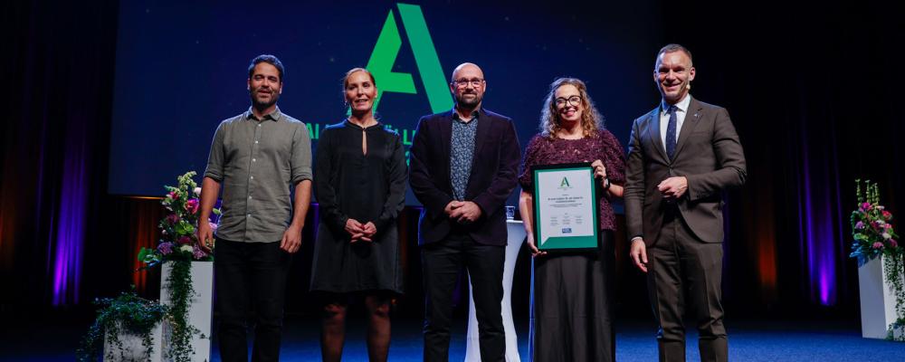 Utmärkelsen AI i samhällets tjänst delas ut för första gången under Kvalitetsmässan 2025. Foto: Svenska Mässan Gothia Towers