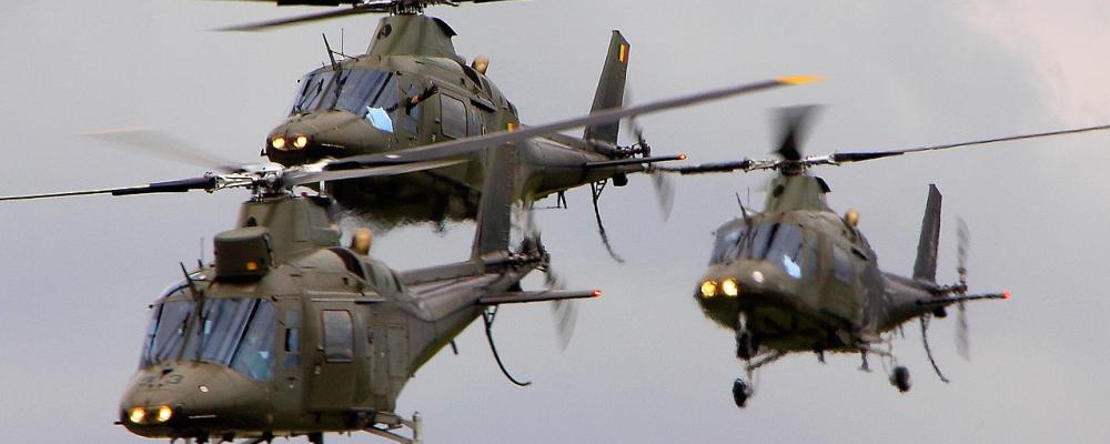 Belgiska armens helikoptrar som är tillverkade av franska Dasssault. Foto: Wikipedia Commons Lic. Kredit: Tim Felce (Airwolfhound)