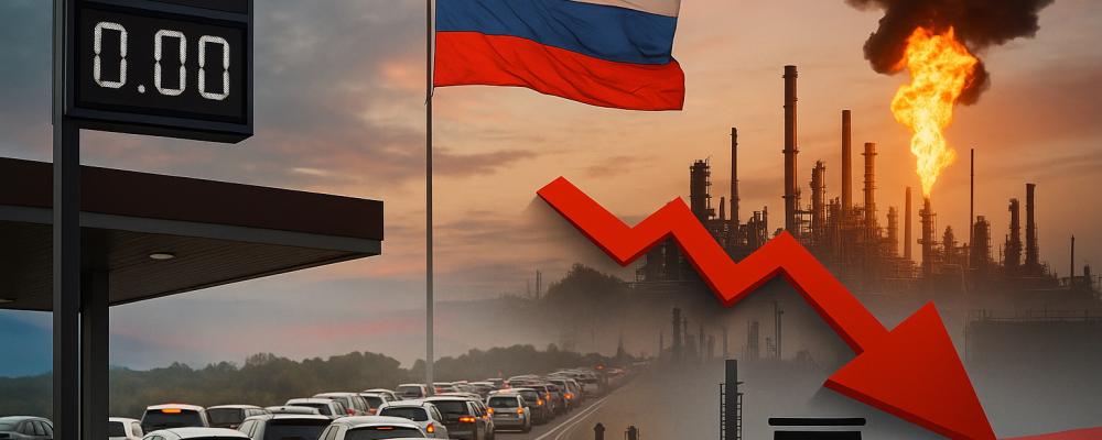 Trots Putins försök att dämpa krisen med import och exportförbud kvarstår faktum: Rysslands oljeberoende ekonomi blöder, och Ukrainas precisionsangrepp har blottlagt en av Kremls mest sårbara punkter – energisektorn. AI-genererad bild. Ej ett fotografi.
Upphovsrätt © Conventus