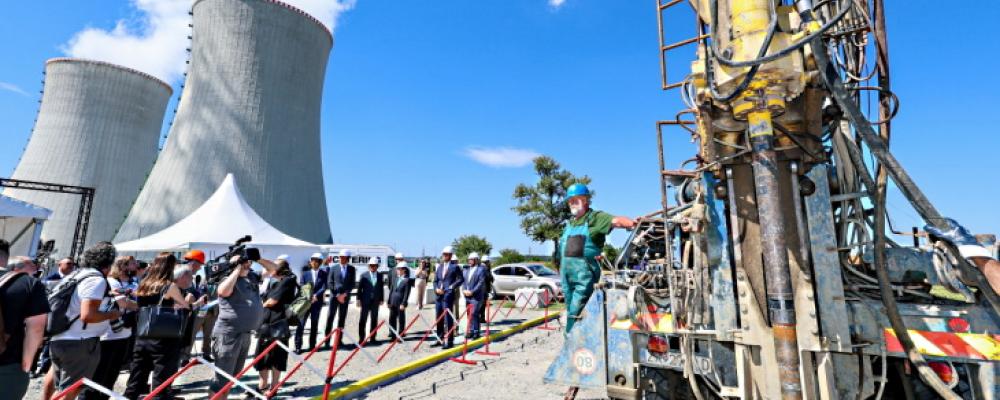 En ceremoni ägde nyligen rum vid kärnkraftverket i Dukovany i Tjeckien för att markera starten på en detaljerad platsundersökning inför byggandet av två koreanskt levererade APR1000-reaktorer där. Foto: KHNP