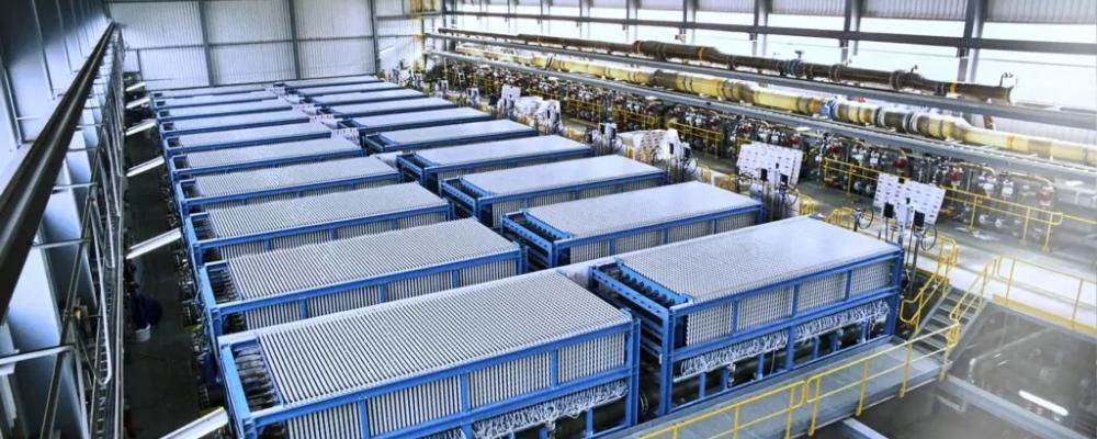 Thyssenkrupp-Nuceras Klor-alkali anläggning. Foto: Thyssenkrupp-Nucera