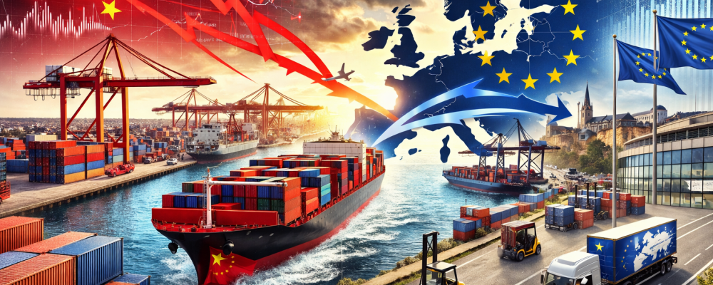 Kinas export till EU ökade under 2025, men enligt experterna finns inga tecken på en bred dumpningsvåg mot Europa. Illustration: AI-genererad bild. Ej ett fotografi.
Upphovsrätt © Conventus– AI-genererat innehåll. Inget av materialet får reproduceras eller användas i andra sammanhang utan skriftligt medgivande.