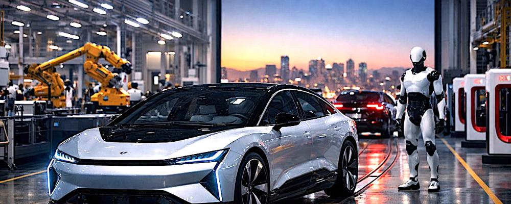 Faraday Future visade upp nyligen leveransplan, produktionsmål och robotsatsning på CES. Fokus ligger på FX Super One och kontrollerad tillväxt. Foto: CES