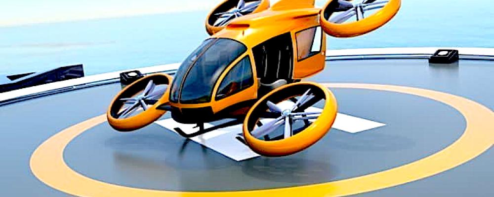 Testflygning av Archers eVTOL-flygplan Midnight, som utvecklas för korta urbana flygningar. Foto: Archer Aviation.