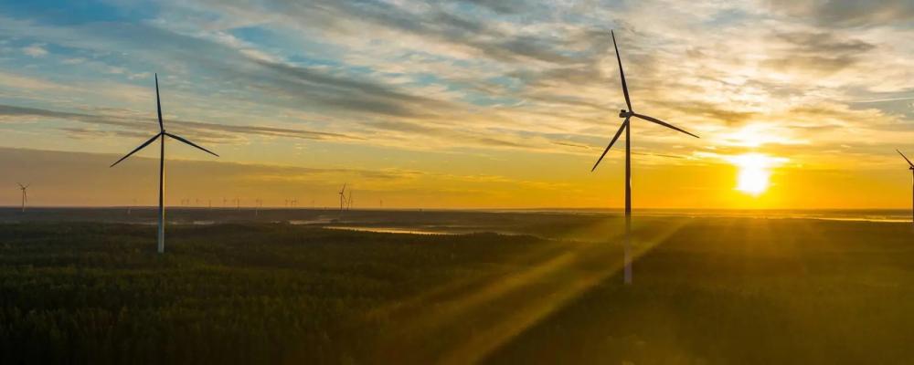 Fortum vill bygga upp till 14 vindkraftverk i Lakkasuo nära Simo i finska Lappland. Projektet är nu ute på samråd. Foto: Fortum