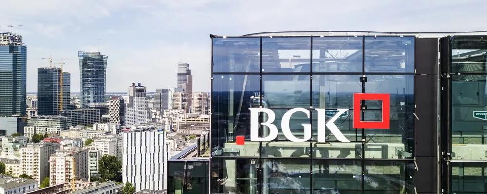 Högkvarteret för Polens nationella utvecklingsbank BGK i Warszawa.
Foto: BGK