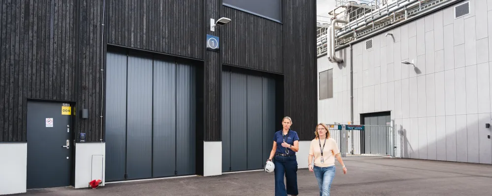 Bild från InDalarna från EcoDataCenters anläggning. Foto: Gabriel Alenius