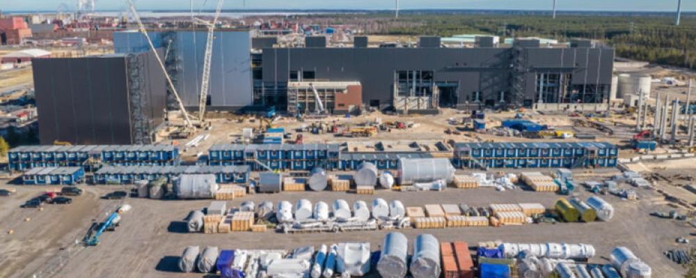 På storindustriområdet i Karleby ska Keliber starta sin litumfabrik. Bild: Keliber