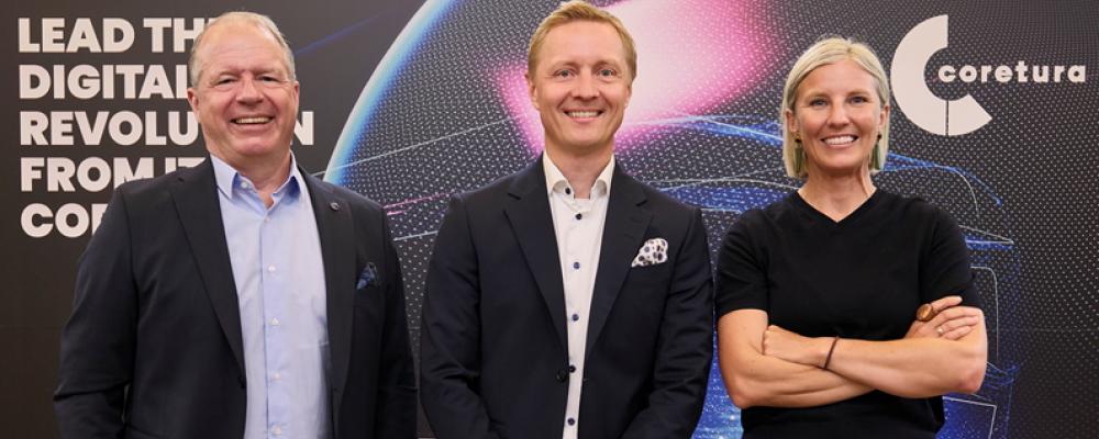 Martin Lundstedt, Johan Lundén and Karin Rådström. Foto: Volvo