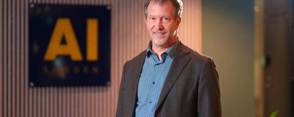Niclas Fock, Senior Advisor på AI Sweden.  Pressbild.