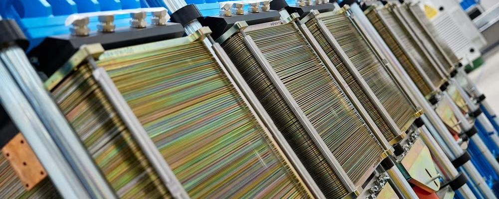 PEM-elektrolysörstackar vid ITM Powers fabrik i norra England.
Foto: ITM Power, kredit: Shaun Flannery/ITM Power