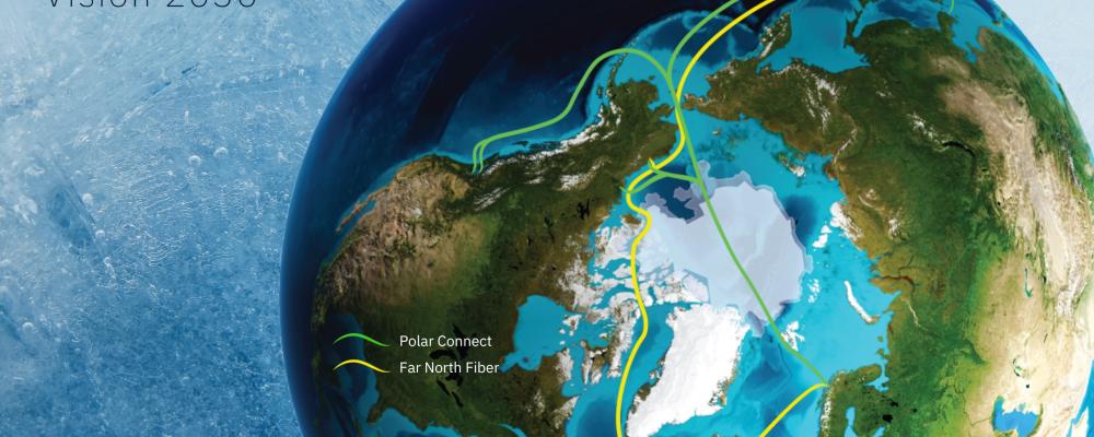 Den planerade kabeln ska gå via ögruppen Svalbard ut i Norra ishavet. Bild: NORDUnet