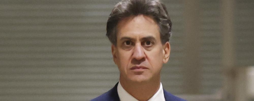 Storbritanniens energiminister Ed Miliband ansvarar för landets energipolitik, där vätgas är en del av strategin. Foto: Wikipedia Commons Lic. Kredit: Simon Dawson