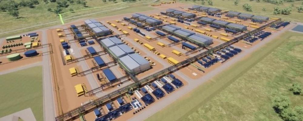Illustration av Central Queensland Hydrogen Project (CQ-H2) i Australien. Bildkälla: CQH project.