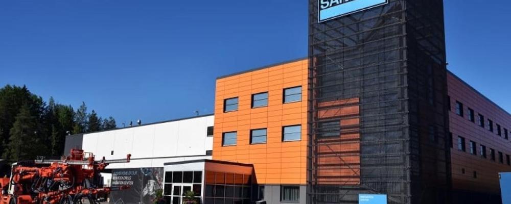 Sandviks testanläggning i Tammerfors. Här testas autonom borrutrustning i gruvan under Finlands tredje största stad. Foto: Sandvik