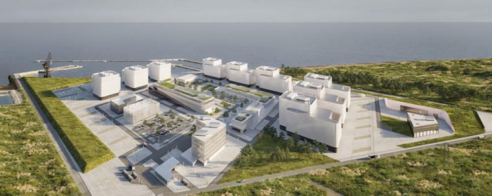 Studsviks kärntekniska anläggning utanför Nyköping på östkusten, där SMR-projekt har diskuterats. Bild: Kärnfull Next,