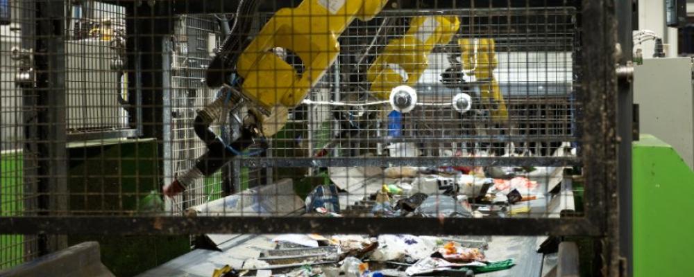 3 x Recycleye QualiBot in action. Photo: Tetra Pak