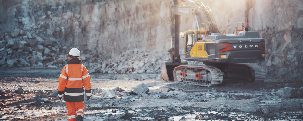 Den framtida produktionen av bandgrävmaskiner för Europamarknaden kommer att ska i Sverige valts, men Volvo CE kommer att lämna närmare besked kring produktionsanläggning, omfattning och tidpunkt senare i år. Foto: Volvo CE