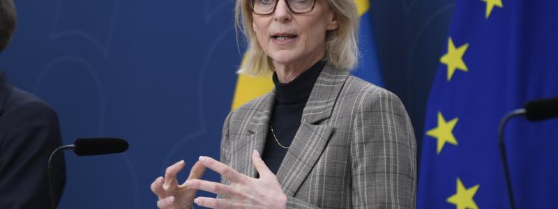 Fredrik Surell/TT: Finansminister Elisabeth Svantesson (M). Arkivbild.
