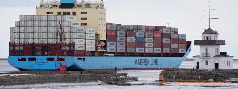 AP/TT: Maersk befarar att det blir förlust i år, trots ökad containertrafik. Arkivbild
