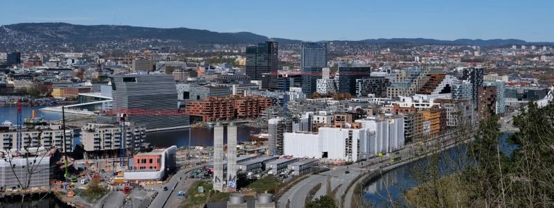 Trots att stora delar av Bjørvika redan är färdigbyggda fortsätter expansionen.  Foto: Oslo S Utvikling,
