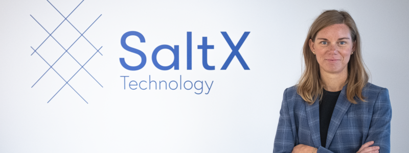 Lina Jorheden, vd för SaltX Technology. Foto: SaltX
