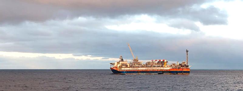 Den flytande produktions- och lagringsenheten Norne i Norska havet. Foto: Gudmund Nymoen / Equinor