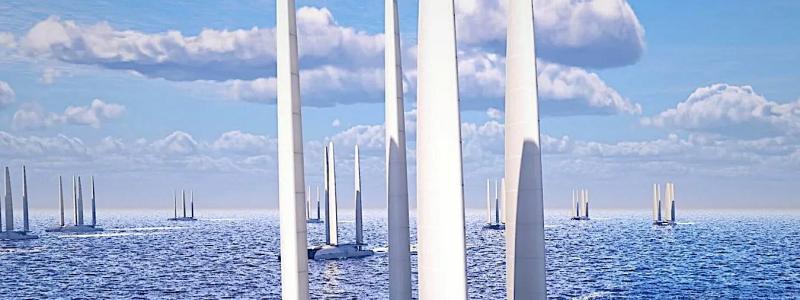 Drift Energys koncept för ett fartyg som producerar vätgas. Foto: Drift Energy