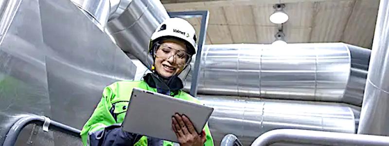 Valmets kunder återfinns inom massa- och pappersindustrin, energi, återvinning samt andra processindustrier. Foto: Valmet