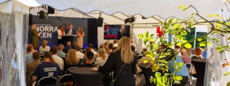 Norra Scen i Almedalen. Foto: Region Norrbotten