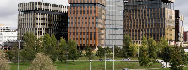 Construction City i Oslo – ett 103 000 m² stort nav för byggsektorn. Foto: Link Arkitektur: Kredit: Anne Bråtveit