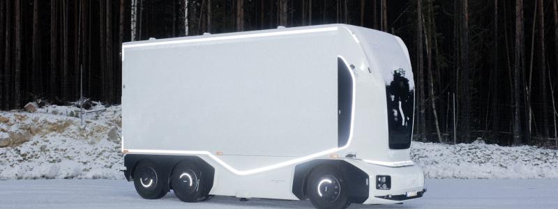 En av Einrides eldrivna lastbilar. Foto: pressbild Einride