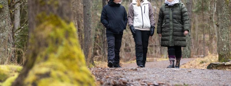 Per, Jennie och Frida har alla erfarenhet av att friluftslivet hjälper när livet är mörkt. Johan Marklund Friluftsfrämjandet