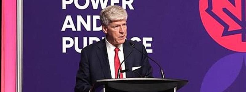 Kanadas energiminister Hodgson meddelade nyligen om miljardsatsningen vid Canadian Nuclear Association-konferens, som hölls i Ottawa. Foto: Canadian Nuclear Association