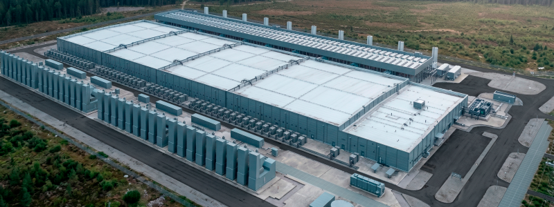 Google inleder bygget av sitt första svenska datacenter. Fotokredd: Felix Frank.