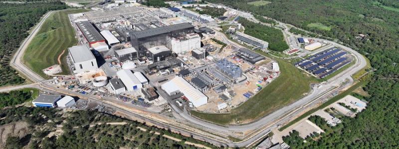 ITER:s anläggning för fusionsenergi i södra Frankrike. Foto: ITER