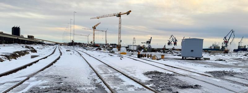 Totalt har fem kilometer spår rustats upp i Luleå Hamn. "Den ökade kapaciteten innebär att fler och tyngre tåg trafikera vår järnväg", säger Anders Dahl, vd för Luleå Hamn.