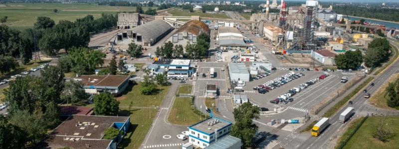 LAT Nitrogens gödselproduktionsanläggning i tyska Ottmarsheim. Foto: LAT Nitrogen