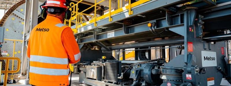 Genom de nya målen och strategin vill Metso ytterligare stärka sin position som en central aktör i den globala omställningen mot mer resurseffektiva och hållbara produktionsprocesser. Foto: Metso