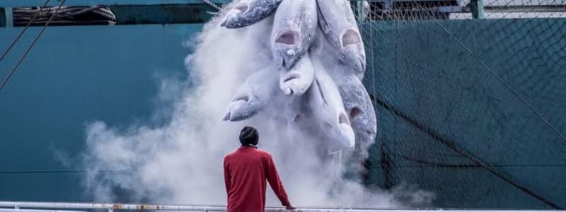 Kylfartyg spelar en viktig roll i fisk- och skaldjursindustrin. Foto: Tommy Trenchard, Greenpeace