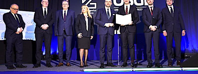 Avtalet undertecknades vid Łukasiewicz-institutet för elektroteknik i Warszawas stadsdel Wawer, där utbildningscentret planeras att byggas. Foto: Lukasiewicz Research Network