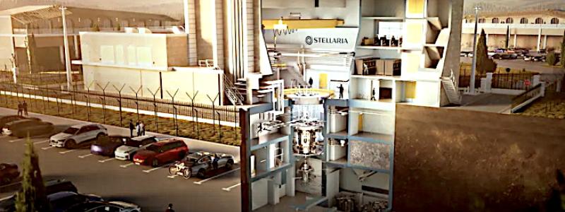 Den planerade Alvin-reaktorn blir en experimentell enhet på 100 kilowatt, med planerad driftstart år 2030. Bild: Stellaria