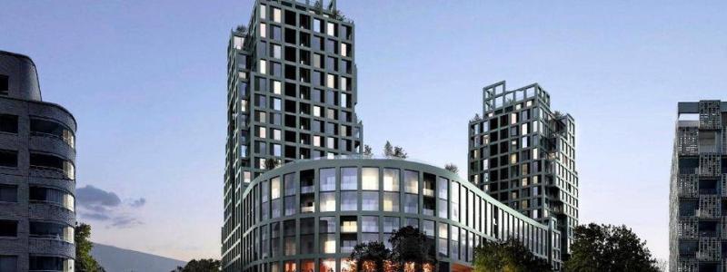 Busholmens centrumkvarter får 840 nya invånare. Bild: ONE Architects Oy