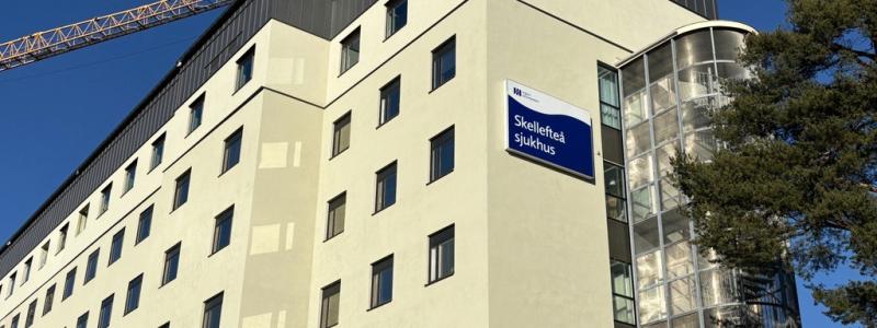 Skellefteå sjukhus. Foto: Telia