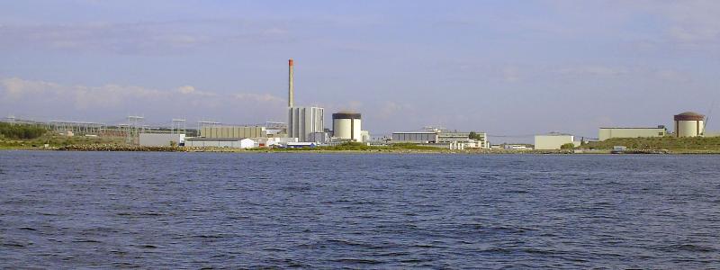 Ringhals kärnkraftverk från havet. Foto: Green Yoshi/Wikimedia Commons/