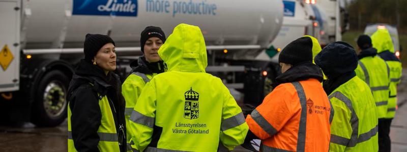 Höstens tillsynsinsats gjordes på initiativ av Länsstyrelsen i samarbete med kommunala tillsynsmyndigheter och polisen. Foto: Anders Rudäng, Länsstyrelsen Västra Götaland