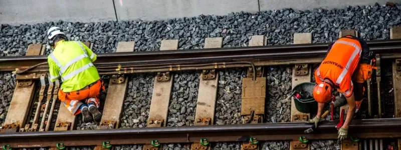Den kraftiga ökningen av trafik i Stockholmsområdet sliter på spåren och många tåg betyder att Trafikverket behöver jobba ännu mer med underhåll. Foto: Trafikverket
