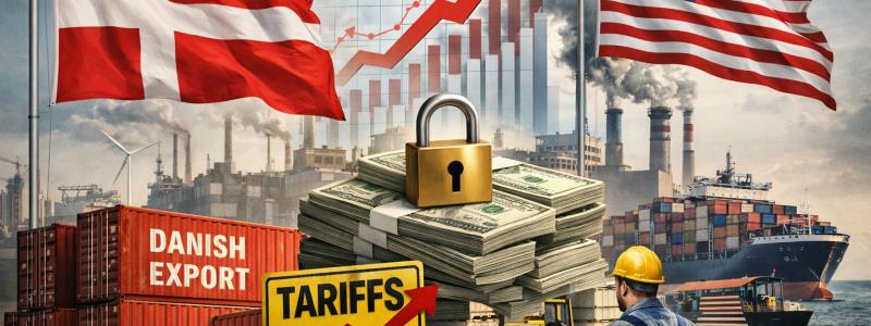 Enligt Dansk Erhverv understryker utvecklingen behovet av en samordnad europeisk strategi gentemot USA, för att minska risken för att enskilda medlemsländer drabbas oproportionerligt hårt av amerikansk handelspolitik.  Illustration, ej fotografi- AI-genererat innehåll, Copyright, Conventus