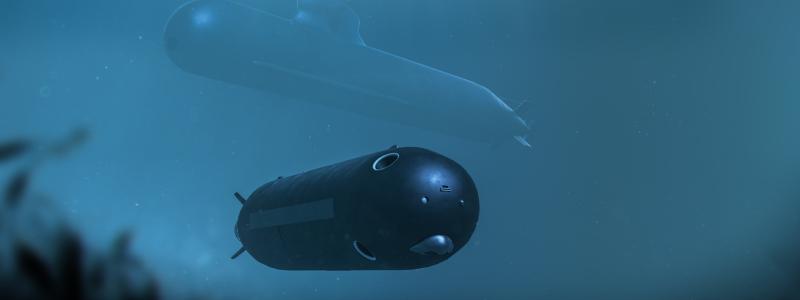 arkosten ska utrustas med Saabs autonoma styrsystem, Autonomous Ocean Core, som ger förmåga till självgående operationer på och under ytan. Bild: Saab